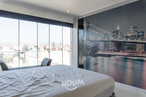 Departamento En Hipódromo, Cuauhtémoc Con 1 Recámara, 80 M², Id: 121588