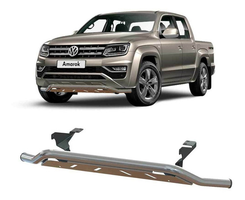 Defensa Amarok 2017= Baja En Acero Inox.