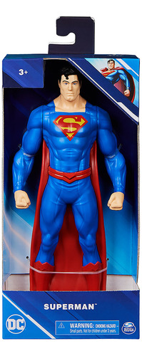 Dc - Boneco De 24cm Colecionável - Super Man