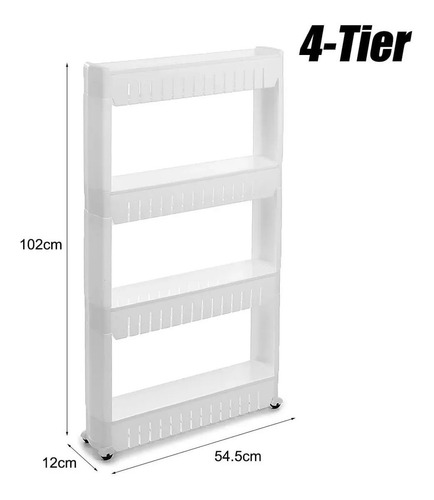 Organizador De Cocina, Baño, Lavandería Compacto 4 Niveles