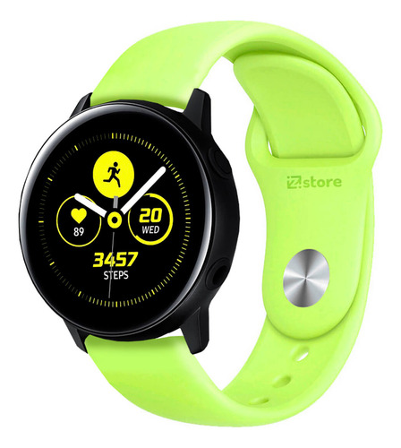 Correa Compatible Samsung Watch Active Verde Limon 20m