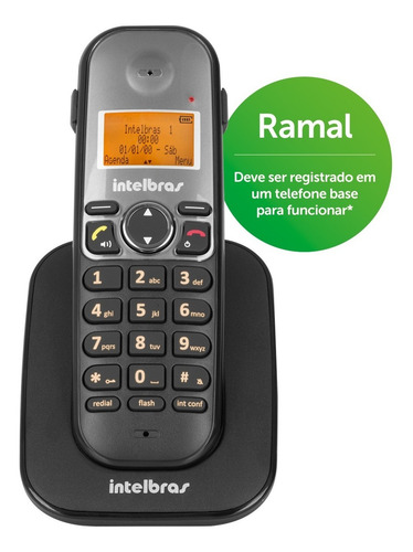 Imagem 4 de 4 de Telefone Ramal Intelbras Ts 5121 Para Porteiro Tis 5010