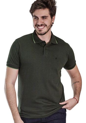 Camiseta Polo Masculina Poá Anticorpus