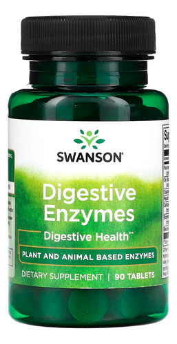 Enzimas Digestivas Swanson 90 Tablets Importado
