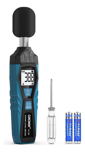 Curconsa Medidor De Decibelios Spl Portátil 30db A 130db Mmg