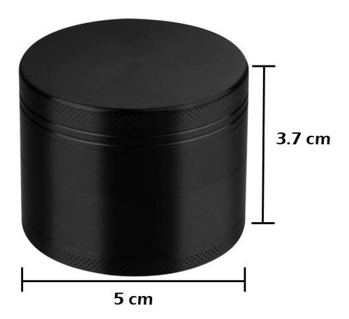 Imagen 6 de 6 de Grinder Moledor Molinillo Especias Metálico Magnético 50mm