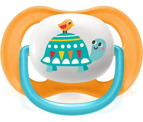Chupeta Azul Philips Avent Ultra Air 6-18m Azul/laranja Azul-celeste 6-18 Meses