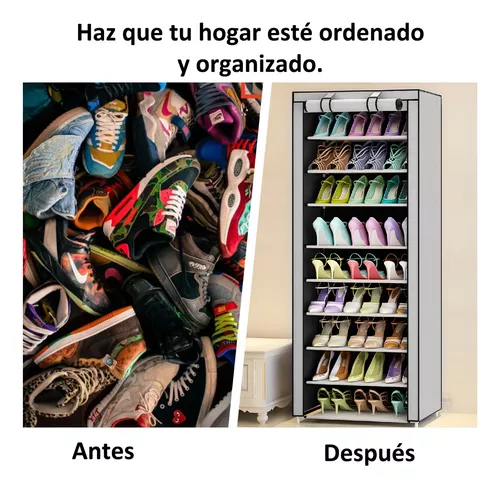 Armario Estante Para Zapatos Organizador Zapateros Largo 7 De Niveles De  Piso US