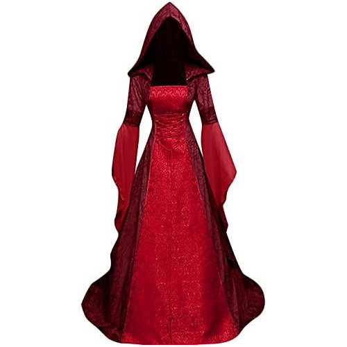 Disfraz De Bruja De Lujo Mujeres, Vestido De Vampiro Gã...