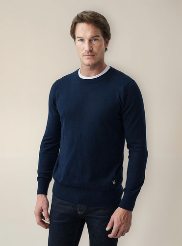 Sueter Tejido Togs Basico De Hombre 690e000 Azul