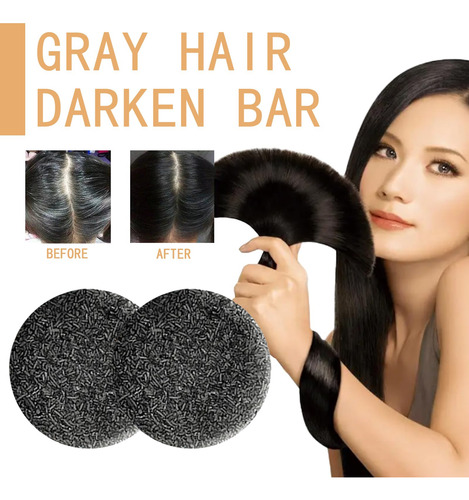 Jabón En Barra Para Cabello Gris Inverso (2 Piezas), Jabón