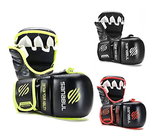 Guantes De Boxeo Sanabul Essential 7 onzas, Mma Hybrid