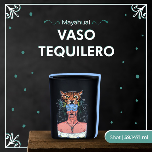Vaso Tequilero 2 Oz Tequila Shot Diseño 100% Mexicano