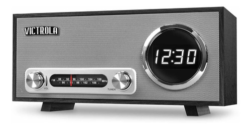 Reloj Digital Bluetooth Estereo Radio Fm Carga Usb Color