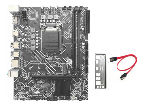 Placa Madre H510, Cable Y Deflector Lga1200 Ddr4 Gigabit Lan