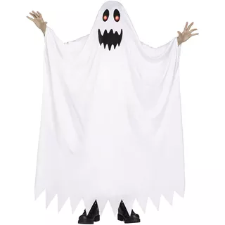 Disfraz Para Niño Fantasma Para Halloween Talla Large 12-14