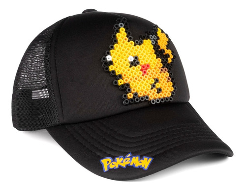 Gorra Pokémon - Pikachu - Pixel Art 3d Retro