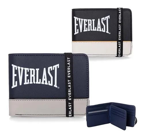 Billetera Everlast Cuero Pu Urbana Original Elastico