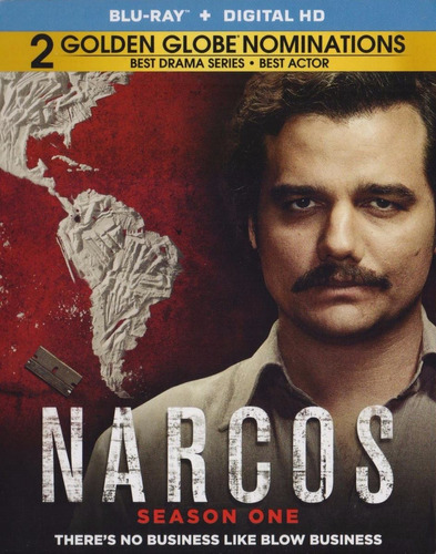 Narcos Primera Temporada Uno 1 Season One Importada  Blu-ray