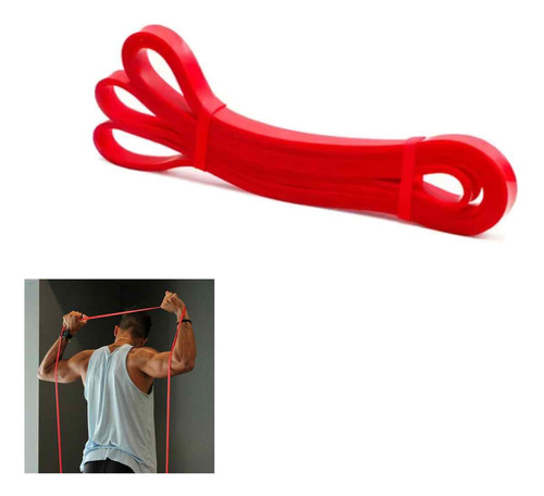 Banda Roja Elástica De Resistencia 15-35lb Calistenia