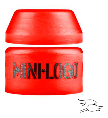 Imagen 1 de 1 de Cauchos Minilogo Hard Red