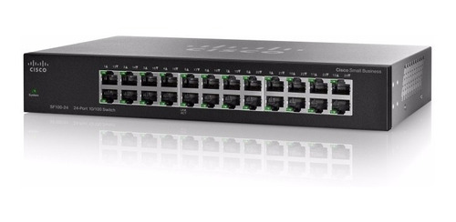 Switch Cisco Sf110 24 24 Puertos 10/100mbps No Administrable
