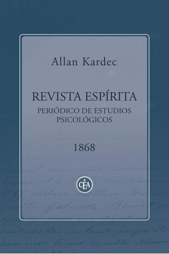 Libro Revista Espírita 1868 Periódico De Estudios Psicológi