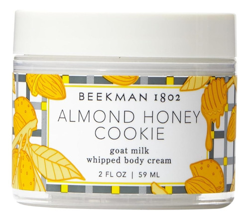 Beekman 1802 Crema Corporal Batida Con Leche De Cabra 59 Ml Galleta De Almendra