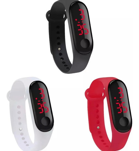 Kit 70 Relógio Pulseira Sport Digital Led Colors Atacado Top