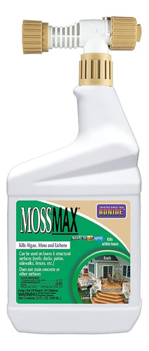 Mossmax, Control Listo Para Rociar De 32 Oz Para Algas, Musg