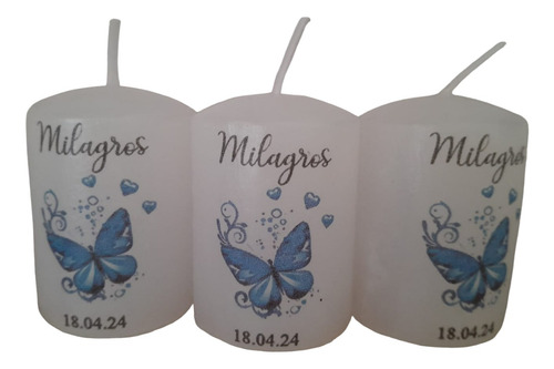 15 Velas Souvenir Personalizadas A Elección 