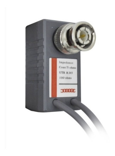Par De Video Balun Pasivo Bnc A Utp Rj45 + Energía + Audio