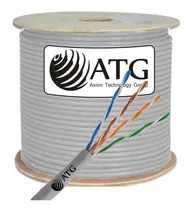 Comprar Cable Red Utp Cat 5e Atg Interior 100% Cobre Bobina 305mts