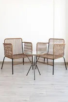 Comprar Combo 2 Sillones Rocco + Mesa C\u002Fvidrio Entrega Inmediata