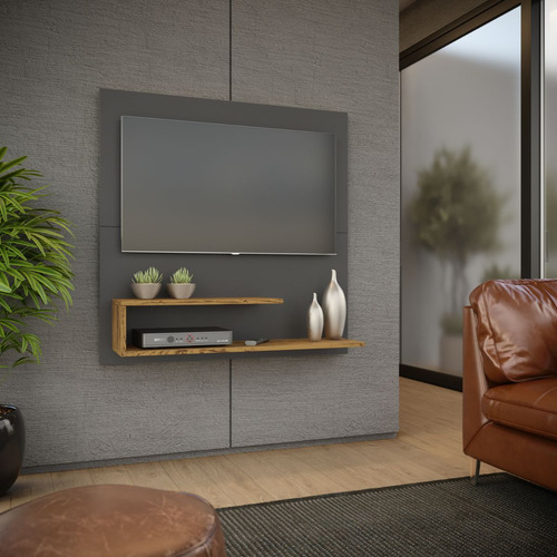 Suporte Painel Para Tv Smart/led/lcd 32 Polegadas Orlando Cor Preto/freijo