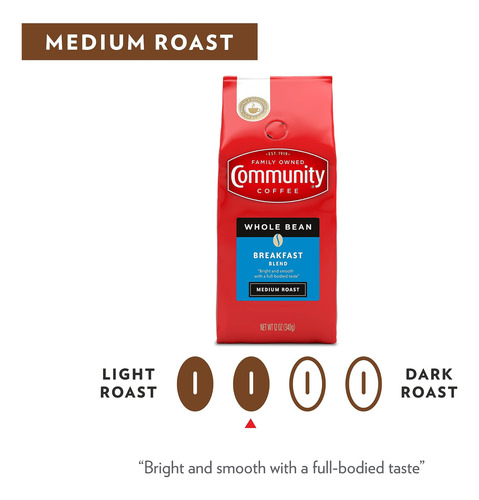 Café En Grano Entero Breakfast Blend Tostado Medio 340 G