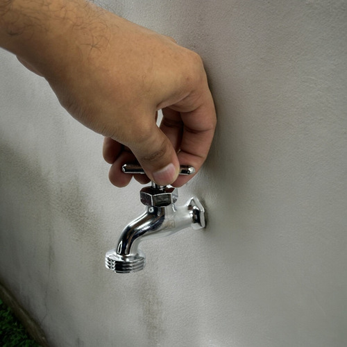 Llave De Chorro Faguax 100% Cromado 1/2