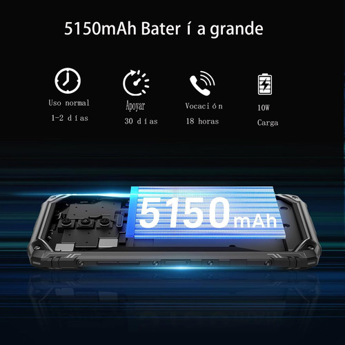 Doogee Blade10 Pro Celular 16gb Ram+256gb Rom Cámara 50mp 6.56 Pantalla 5150mah Nfc/bluetooth Wi-fi/tipo C Android 14