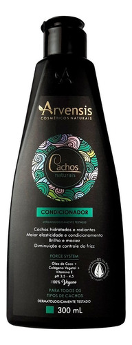 Kit Cachos Naturais Arvensis Crespos E Crespíssimos 5 Itens