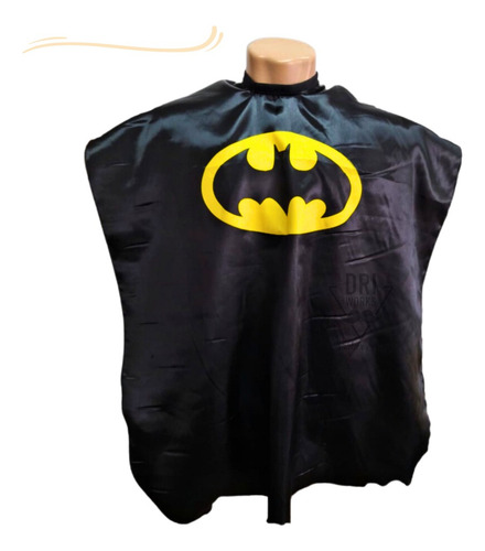 Capa D Corte Cabelo Infantil Barbeiro/cabelereiro Estampada Capa De Cortar Cabelo Infatil Batman Astral Blue