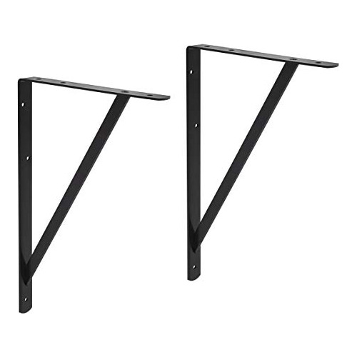 Soporte Para Repisa - 20  X 13 , Negro, Paquete De 10