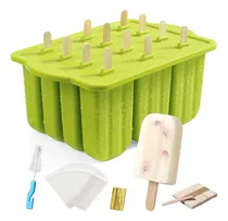 Comprar Molde De Silicona Para Paletas Heladas De 12 Cavidades
