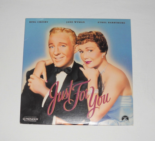 Just For You Bing Crosby Jane Wyman Barrymore Laser Disc