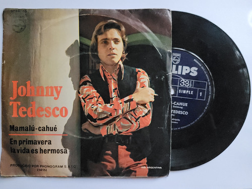 Johnny Tedesco Mamalu Cahue Primavera Vida Hermosa Vinilo