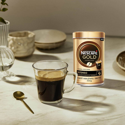 Café Solúvel Nescafé Gold Intenso Kit 3 Latas De 100g