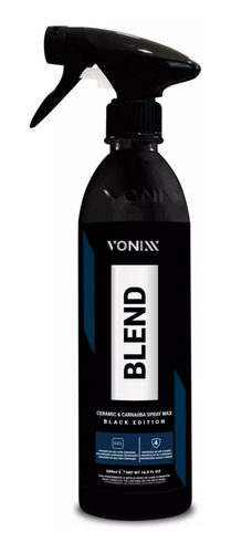 Cera Blend Black Spray Vonixx Carnaúba E Sílica 500ml 