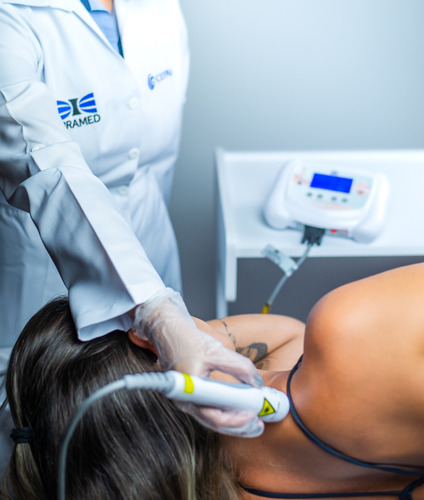Laserterapia Laserpulse Ibramed + Probe P7 Âmbar