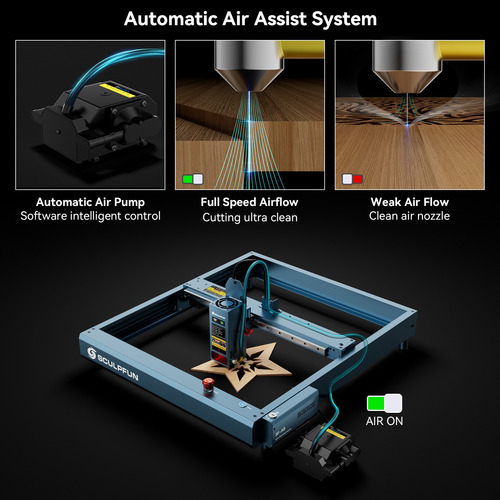 Sculpfun Sf-a9 40w Cortador Y Grabador Láser Con Accesorios