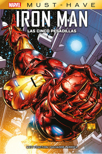 El Invencible Iron Man Las Cinco Pesadillas, De Matt Fraction. Editorial Panini Comics, Tapa Blanda En Español, 2023
