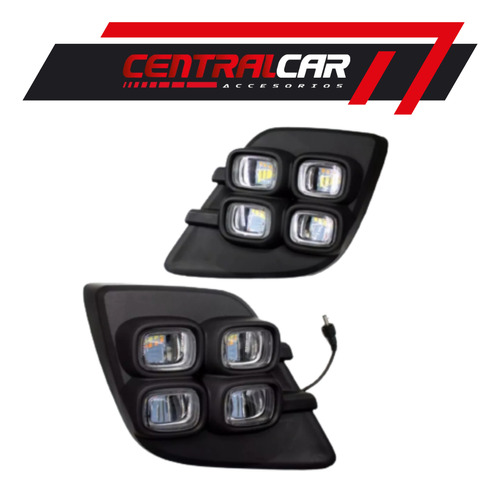 Faros Hiper Led Faro Auxiliar Toyota Hilux 2016-2019